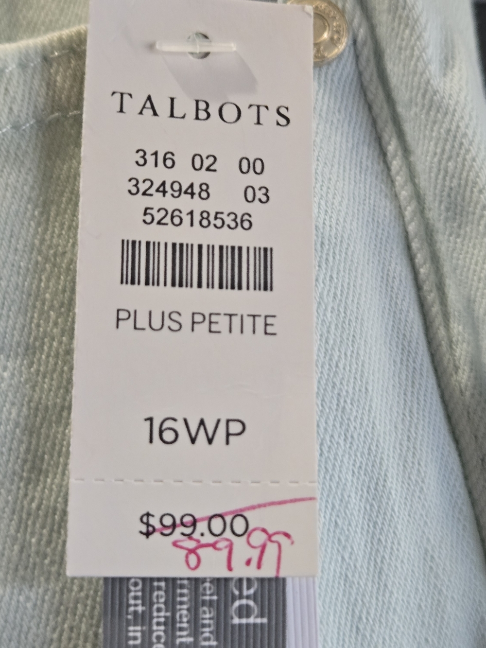 Talbots Light Blue Slim Ankle Women's Jeans - Picture 2 of 10